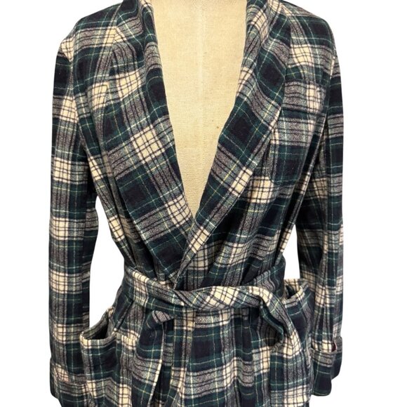 VTG Pendleton 100% Virgin Wool Men's Plaid Campbell Dress Tartan Robe - Picture 2 of 6